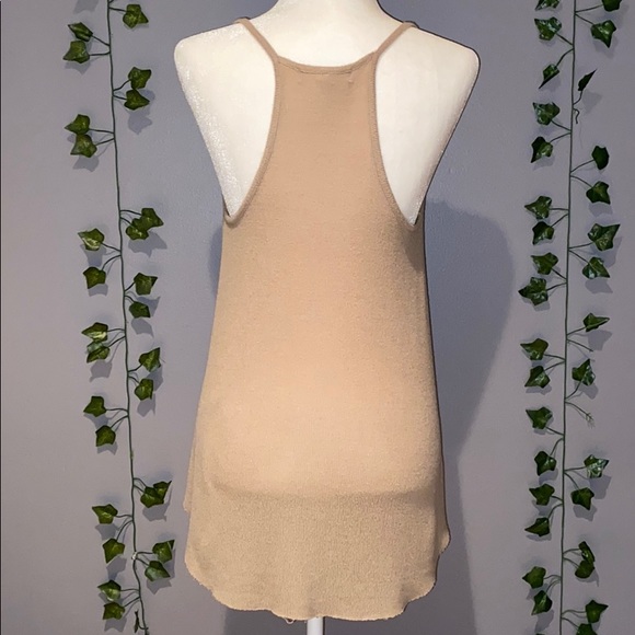 Women’s Urban Outfitters Tan Tank Top Medium - Picture 4 of 16